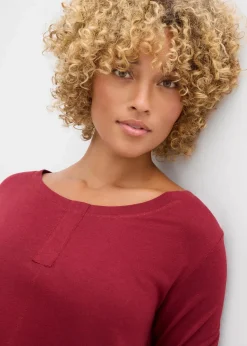 Hot Langarmshirt aus Baumwoll-Viskose-Mix Damen Shirts & Tops