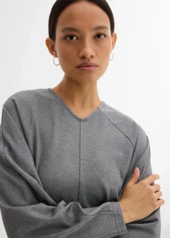 Hot Langarmshirt aus bequemen Punto di Roma Damen Shirts & Tops|Zweiteiler & Sets