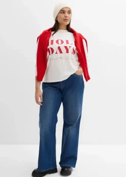 Online Langarmshirt aus Bio-Baumwollmix Damen Shirts & Tops|Nachhaltigere Materialien