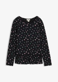 New Langarmshirt aus elastischem Bio-Baumwoll-Mix Kinder Mädchen 9-16 Jahre·Shirts & Blusen|Mädchen 2-8 Jahre·Nachhaltigere Materialien