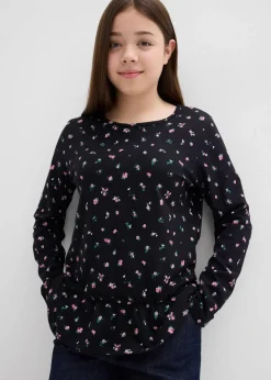 New Langarmshirt aus elastischem Bio-Baumwoll-Mix Kinder Mädchen 9-16 Jahre·Shirts & Blusen|Mädchen 2-8 Jahre·Nachhaltigere Materialien