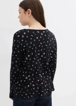 New Langarmshirt aus elastischem Bio-Baumwoll-Mix Kinder Mädchen 9-16 Jahre·Shirts & Blusen|Mädchen 2-8 Jahre·Nachhaltigere Materialien