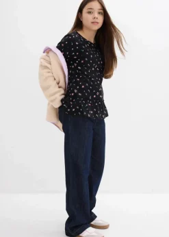 New Langarmshirt aus elastischem Bio-Baumwoll-Mix Kinder Mädchen 9-16 Jahre·Shirts & Blusen|Mädchen 2-8 Jahre·Nachhaltigere Materialien