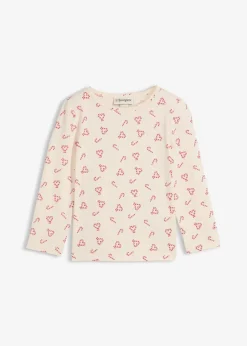 Outlet Langarmshirt aus elastischem Bio-Baumwoll-Mix Kinder Mädchen 2-8 Jahre·Nachhaltigere Materialien|Mädchen 9-16 Jahre·Nachhaltigere Materialien