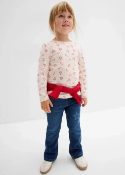 Outlet Langarmshirt aus elastischem Bio-Baumwoll-Mix Kinder Mädchen 2-8 Jahre·Nachhaltigere Materialien|Mädchen 9-16 Jahre·Nachhaltigere Materialien