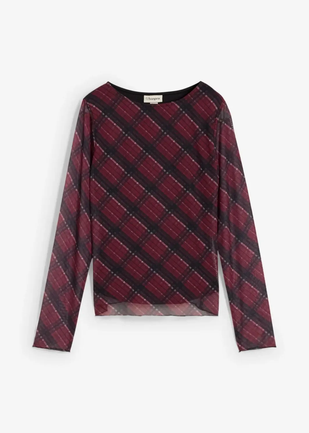 Best Langarmshirt aus feinem Mesh Damen Shirts & Tops