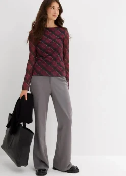 Best Langarmshirt aus feinem Mesh Damen Shirts & Tops