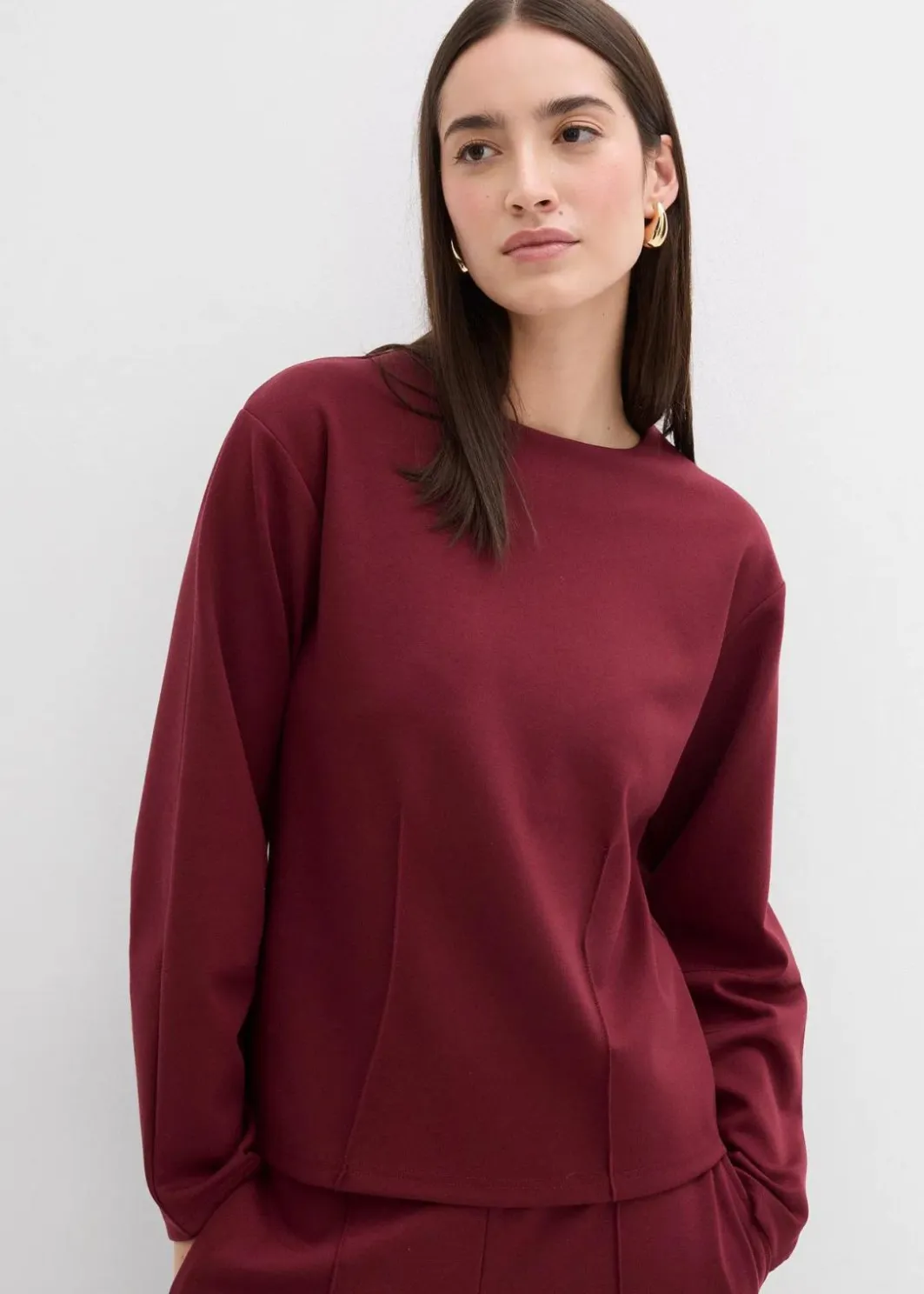 Sale Langarmshirt aus Punto di Roma Damen Shirts & Tops