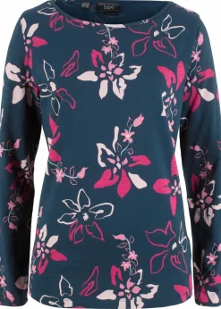 Damen bonprix Shirts & Tops|Langarmshirt aus reiner Baumwolle