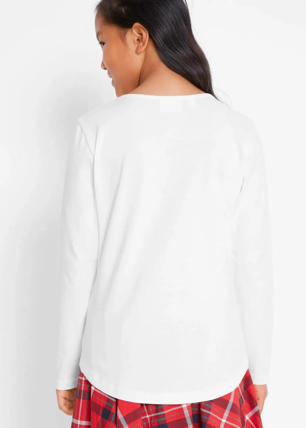 Outlet Langarmshirt aus reiner Bio-Baumwolle mit Wendepailletten Kinder Mädchen 9-16 Jahre·Shirts & Blusen|Mädchen 2-8 Jahre·Nachhaltigere Materialien