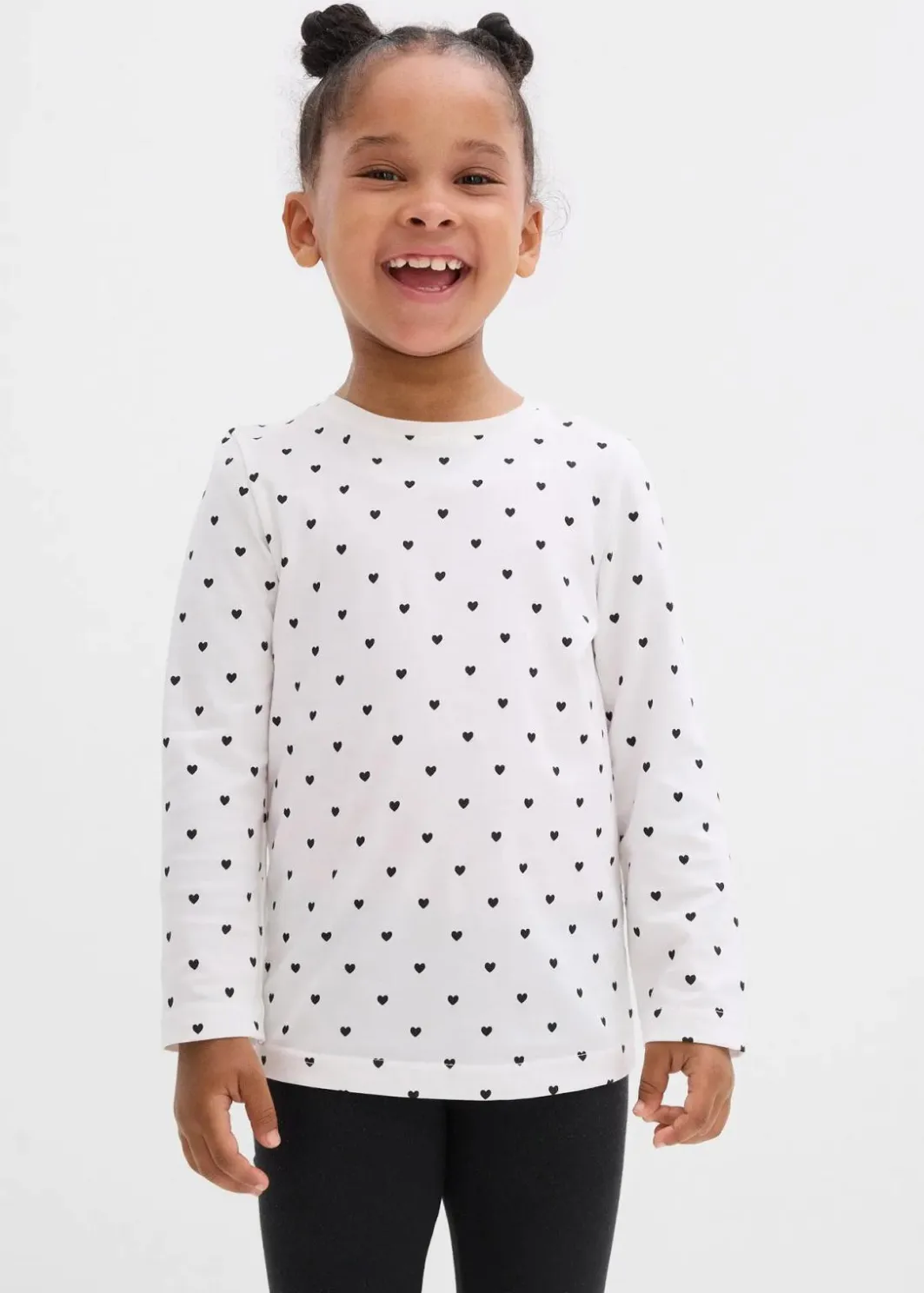 Kinder bonprix Mädchen 2-8 Jahre·Nachhaltigere Materialien|Mädchen 9-16 Jahre·Nachhaltigere Materialien|Langarmshirt aus reiner Bio-Baumwolle (3er Pack)