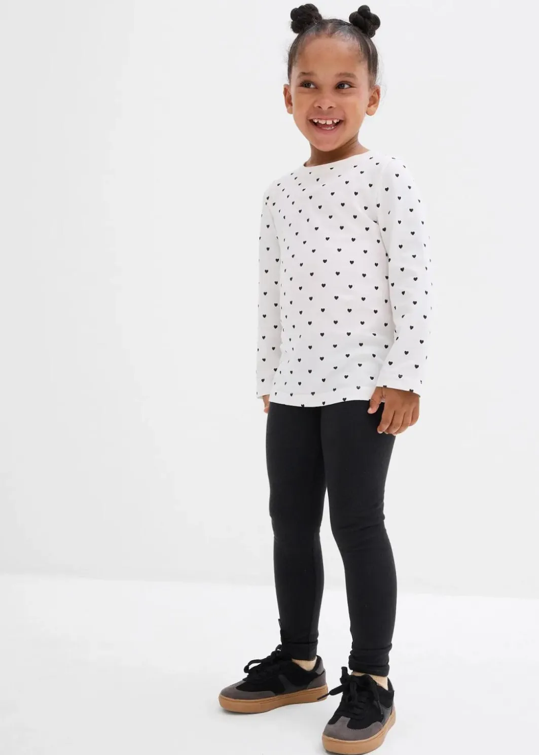Kinder bonprix Mädchen 2-8 Jahre·Nachhaltigere Materialien|Mädchen 9-16 Jahre·Nachhaltigere Materialien|Langarmshirt aus reiner Bio-Baumwolle (3er Pack)