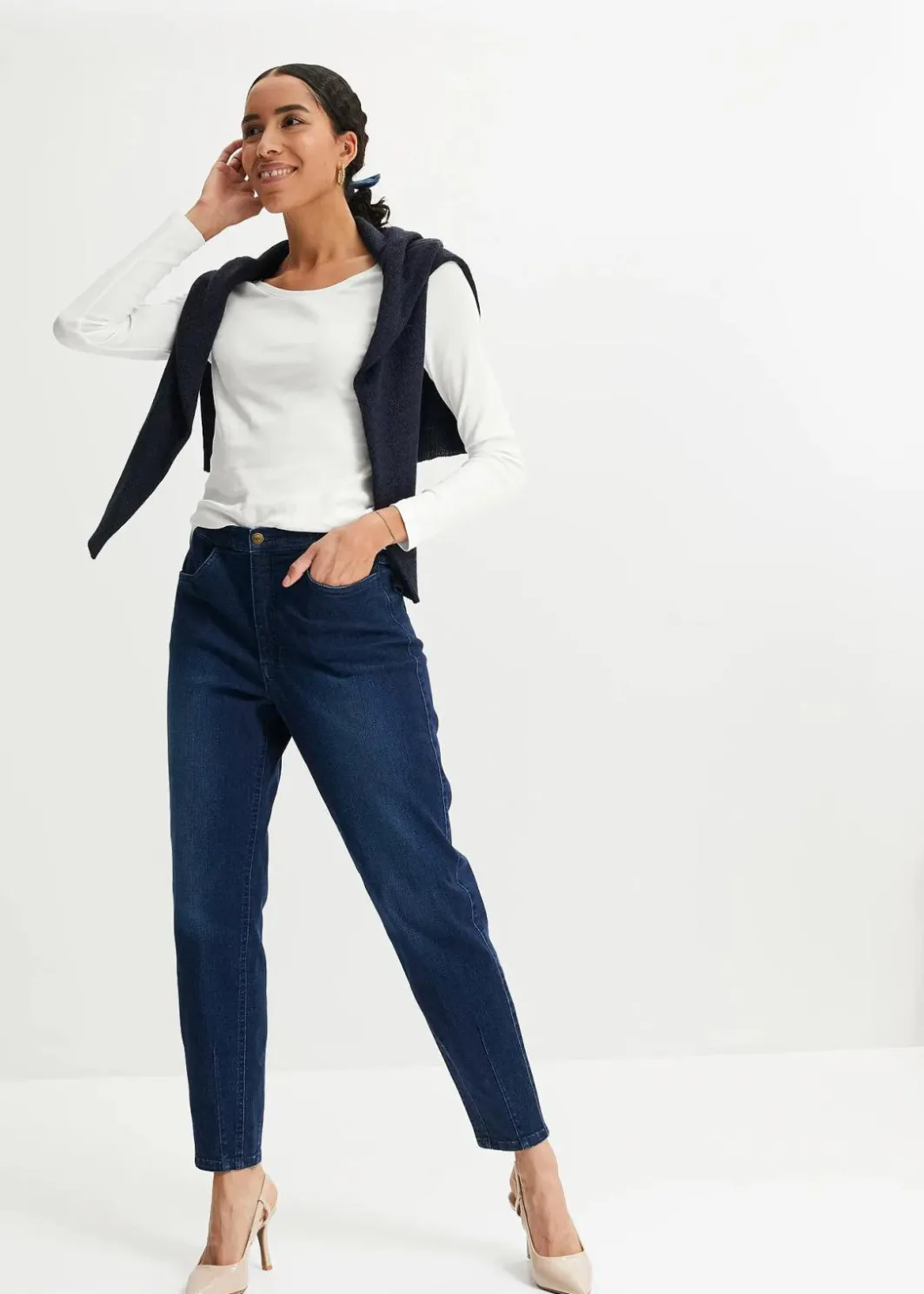 Sale Langarmshirt aus reiner Bio-Baumwolle Damen Shirts & Tops|Basics