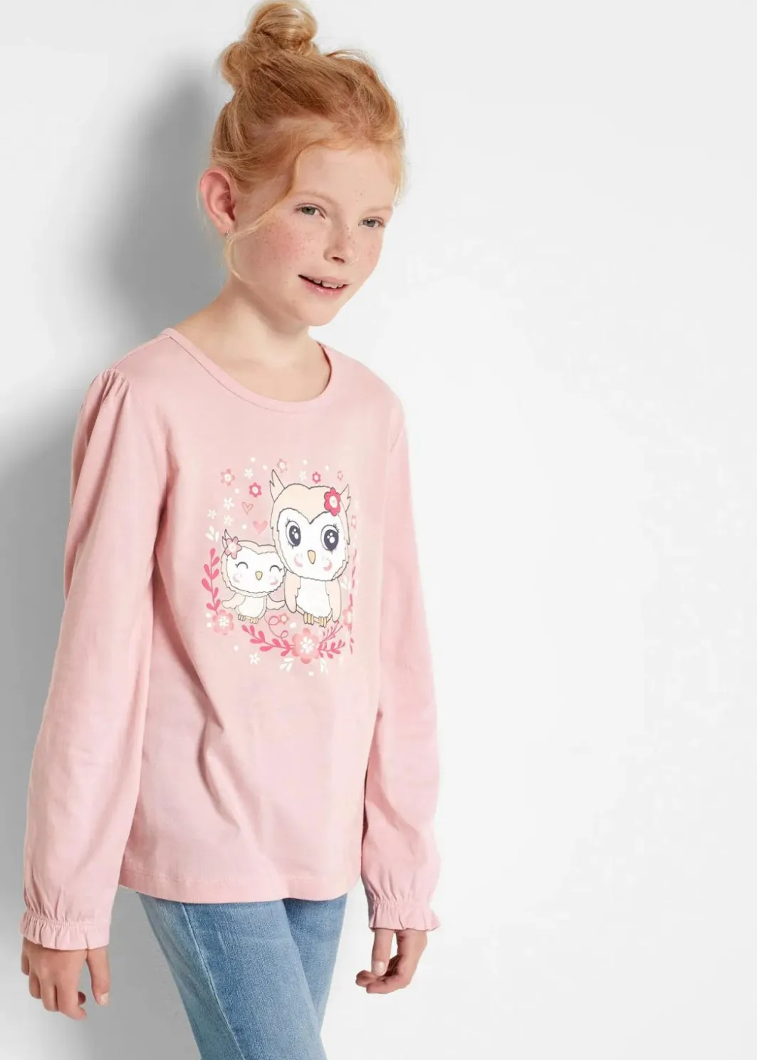 Langarmshirt aus reiner Bio Baumwolle (2er-Pack) Kinder Mädchen 2-8 Jahre·Nachhaltigere Materialien|Mädchen 9-16 Jahre·Nachhaltigere Materialien