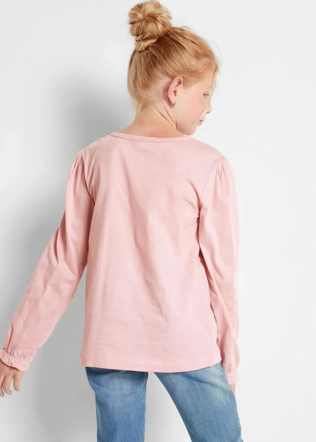 Langarmshirt aus reiner Bio Baumwolle (2er-Pack) Kinder Mädchen 2-8 Jahre·Nachhaltigere Materialien|Mädchen 9-16 Jahre·Nachhaltigere Materialien