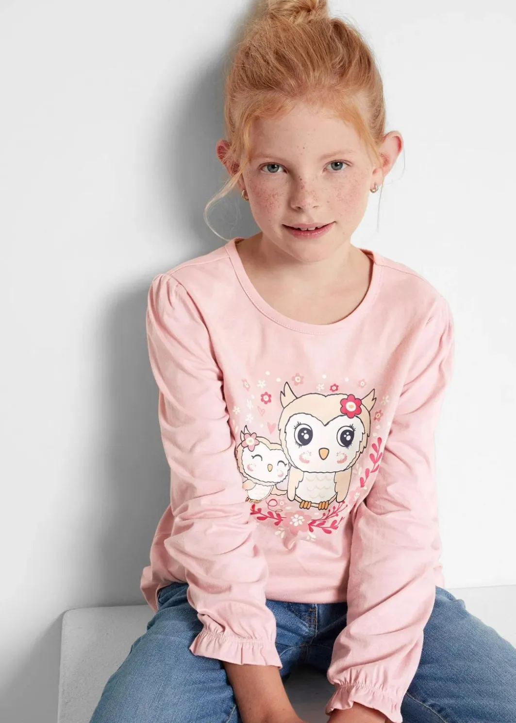 Langarmshirt aus reiner Bio Baumwolle (2er-Pack) Kinder Mädchen 2-8 Jahre·Nachhaltigere Materialien|Mädchen 9-16 Jahre·Nachhaltigere Materialien