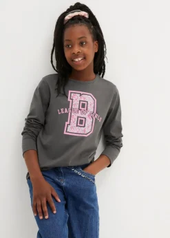 New Langarmshirt aus reiner Bio-Baumwolle (3er Pack) Kinder Mädchen 9-16 Jahre·Mehrfachpacks|Mädchen 9-16 Jahre·Shirts & Blusen