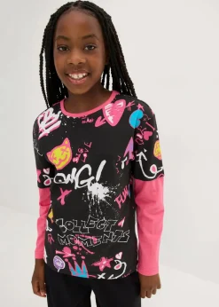 Online Langarmshirt aus reiner Bio-Baumwolle Kinder Mädchen 9-16 Jahre·Shirts & Blusen|Mädchen 2-8 Jahre·Nachhaltigere Materialien