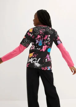 Online Langarmshirt aus reiner Bio-Baumwolle Kinder Mädchen 9-16 Jahre·Shirts & Blusen|Mädchen 2-8 Jahre·Nachhaltigere Materialien