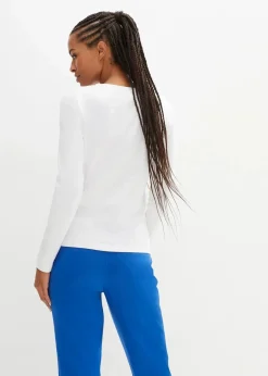 Best Langarmshirt aus reiner Bio-Baumwolle Damen Shirts & Tops|Basics