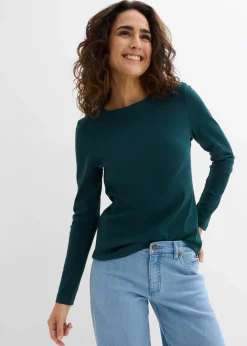 Hot Langarmshirt aus reiner Bio-Baumwolle Damen Bekleidung·Röcke|Nachhaltigere Materialien
