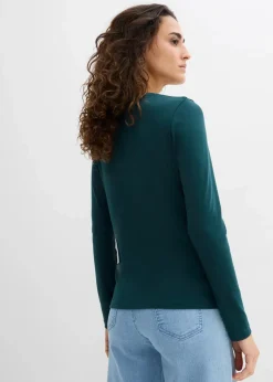 Hot Langarmshirt aus reiner Bio-Baumwolle Damen Bekleidung·Röcke|Nachhaltigere Materialien