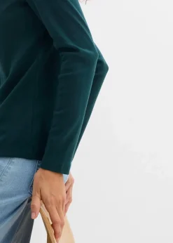 Hot Langarmshirt aus reiner Bio-Baumwolle Damen Bekleidung·Röcke|Nachhaltigere Materialien