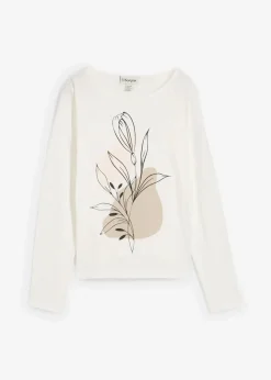 New Langarmshirt aus reiner Baumwolle Damen Shirts & Tops|Nachhaltigere Materialien