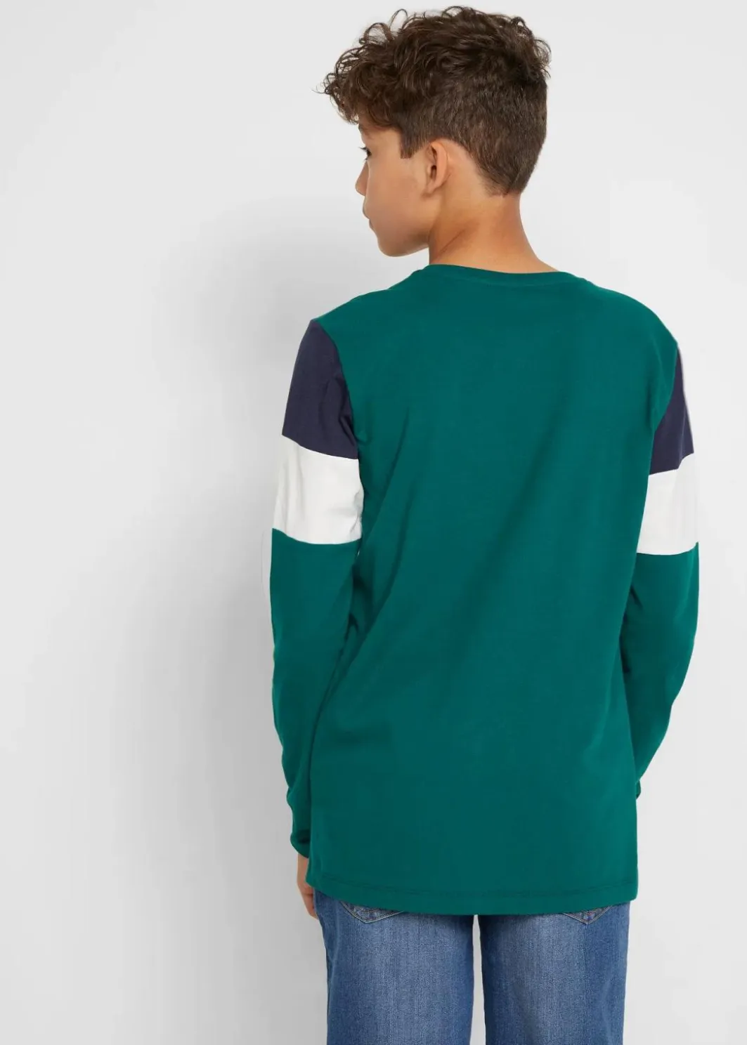 New Langarmshirt aus reiner Bio-Baumwolle (2er Pack) Kinder Jungen 9-16 Jahre·Mehrfachpacks|Jungen 9-16 Jahre·Shirts
