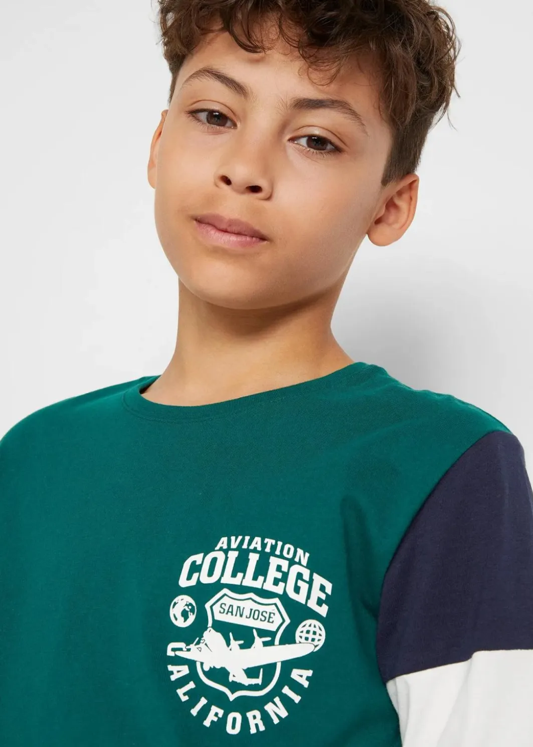 New Langarmshirt aus reiner Bio-Baumwolle (2er Pack) Kinder Jungen 9-16 Jahre·Mehrfachpacks|Jungen 9-16 Jahre·Shirts