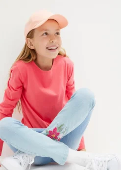 Kinder bonprix Mädchen 9-16 Jahre·Mehrfachpacks|Mädchen 9-16 Jahre·Shirts & Blusen|Langarmshirt aus reiner Baumwolle (3er Pack)