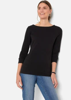 Best Langarmshirt aus reiner Bio-Baumwolle Damen Bekleidung·Röcke|Basics