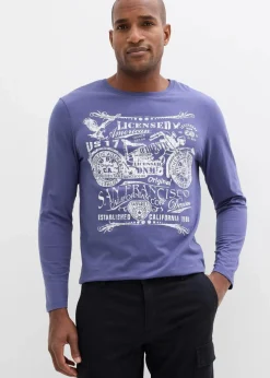 Hot Langarmshirt aus reiner Bio-Baumwolle Herren Shirts & Polos