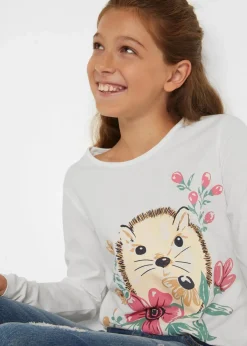 New Langarmshirt aus reiner Bio-Baumwolle (2er-Pack) Kinder Mädchen 9-16 Jahre·Mehrfachpacks|Mädchen 9-16 Jahre·Shirts & Blusen