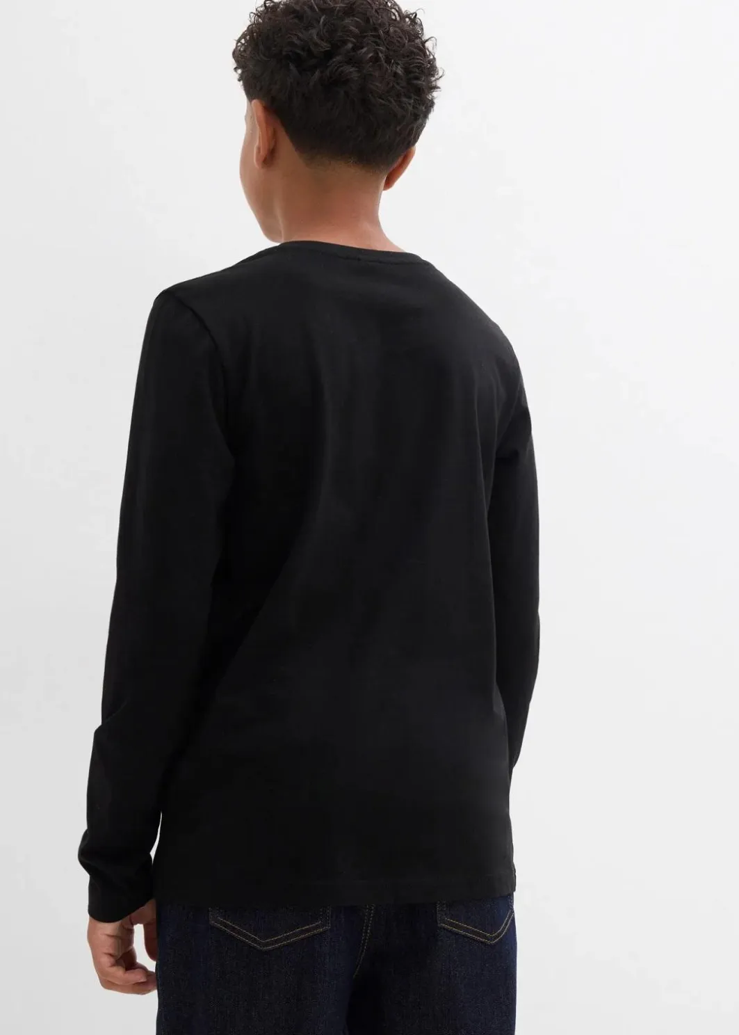 Kinder bonprix Jungen 9-16 Jahre·Shirts|Jungen 2-8 Jahre·Nachhaltigere Materialien|Langarmshirt aus reiner Bio-Baumwolle
