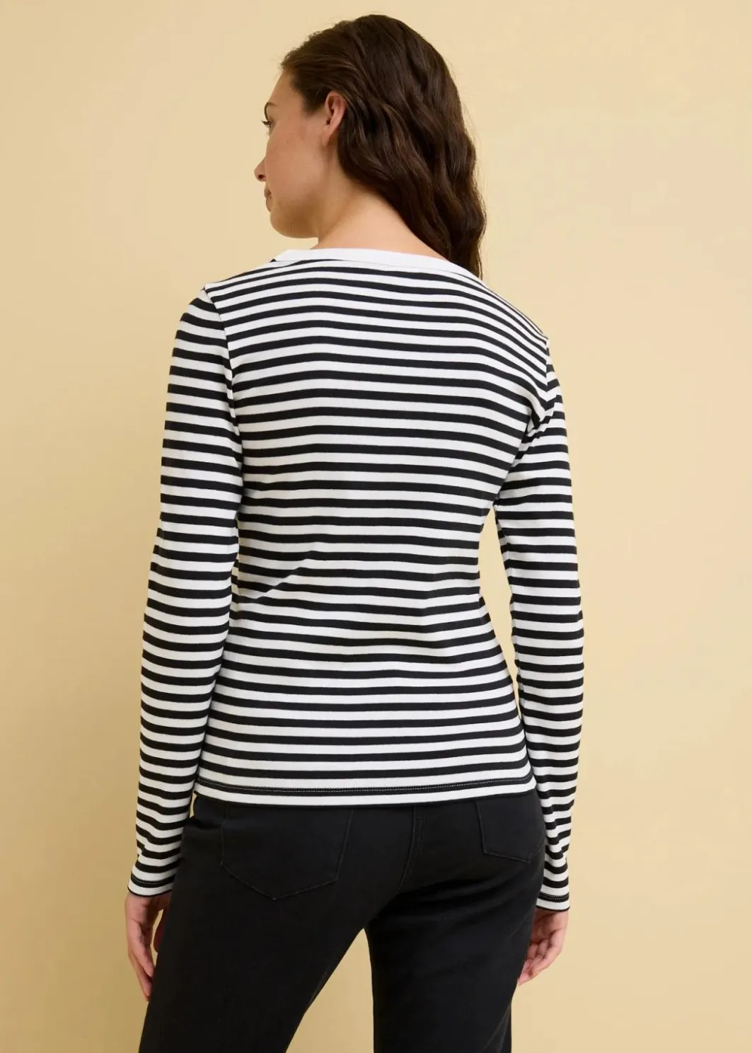 Online Langarmshirt aus reiner Bio-Baumwolle Damen Bekleidung·Röcke|Basics