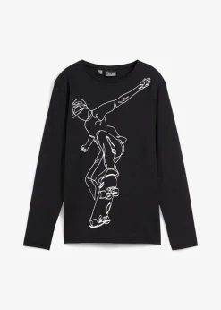 Kinder bonprix Jungen 9-16 Jahre·Shirts|Jungen 2-8 Jahre·Nachhaltigere Materialien|Langarmshirt aus reiner Bio-Baumwolle