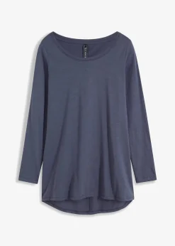 Outlet Langarmshirt aus reiner Baumwolle Damen Shirts & Tops