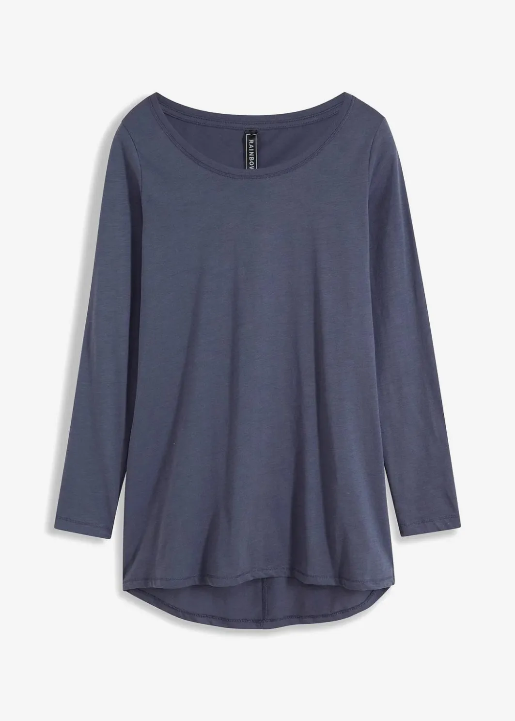 Outlet Langarmshirt aus reiner Baumwolle Damen Shirts & Tops