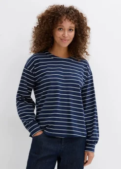Sale Langarmshirt aus reiner Bio-Baumwolle Damen Shirts & Tops|Nachhaltigere Materialien