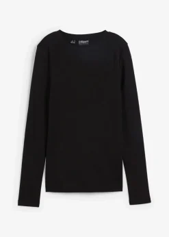 Damen bonprix Shirts & Tops|Basics|Langarmshirt aus reiner Bio-Baumwolle