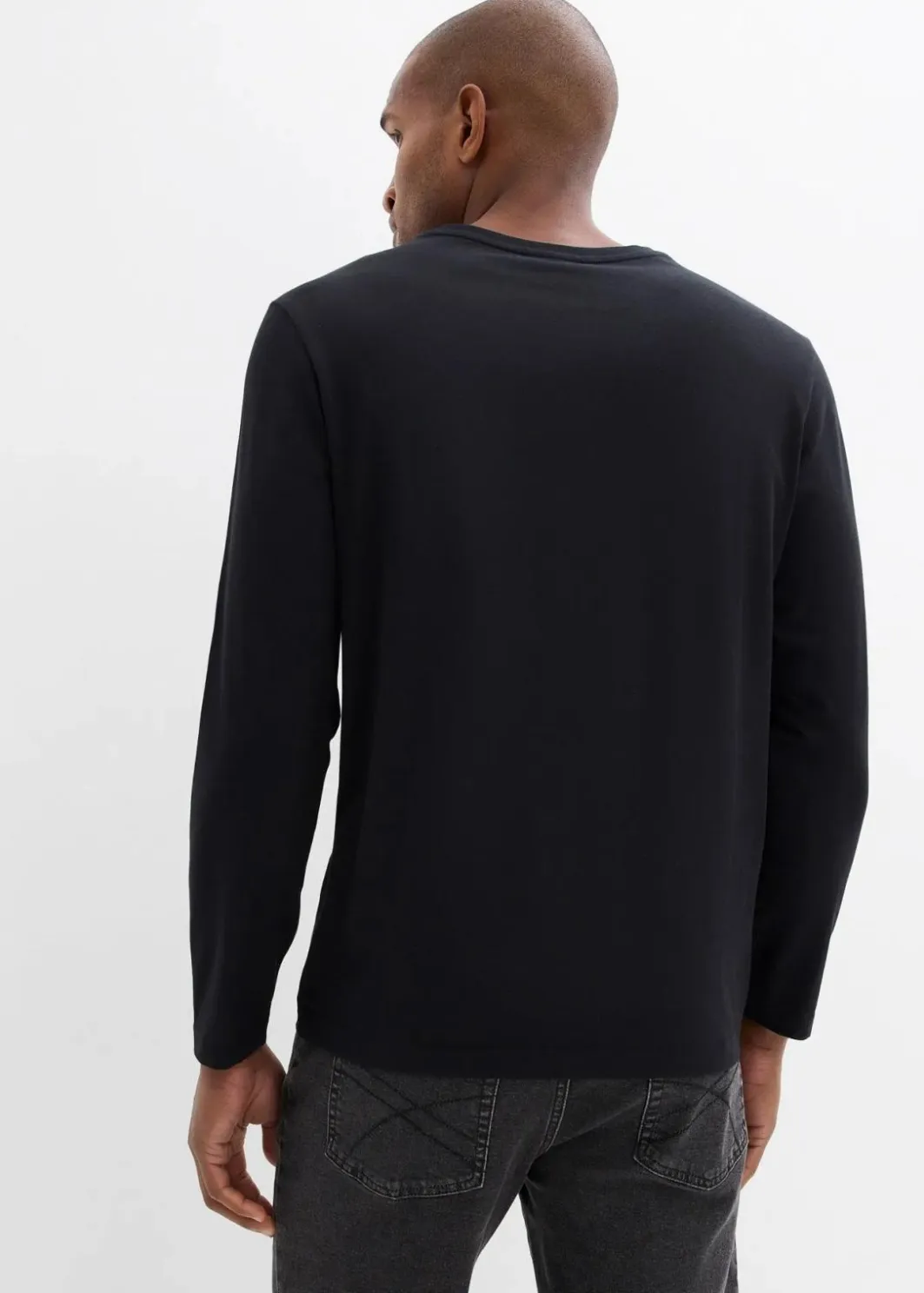 Langarmshirt aus reiner Bio-Baumwolle Herren Shirts & Polos