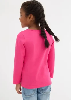 Kinder bonprix Mädchen 2-8 Jahre·Nachhaltigere Materialien|Mädchen 9-16 Jahre·Nachhaltigere Materialien|Langarmshirt aus reiner Bio Baumwolle (2er Pack)