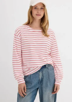 Sale Langarmshirt aus reiner Bio-Baumwolle Damen Nachhaltigere Materialien|Shirts & Tops