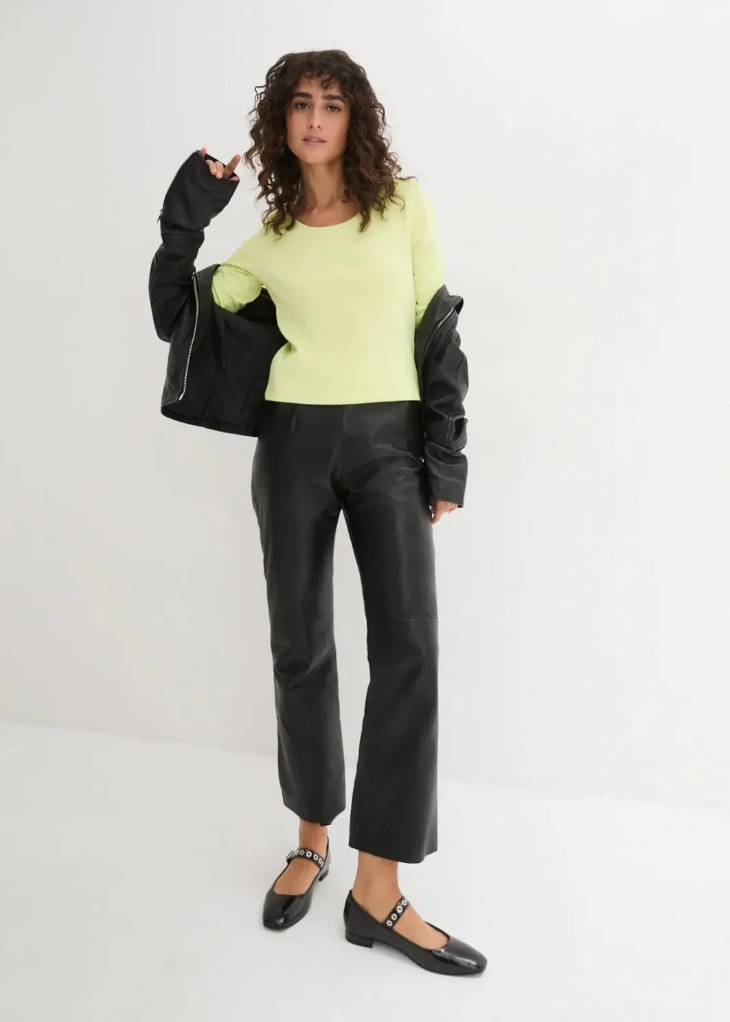 Clearance Langarmshirt aus reiner Bio-Baumwolle Damen Shirts & Tops|Basics