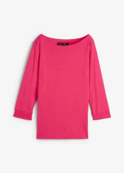 Online Langarmshirt aus reiner Bio-Baumwolle Damen Shirts & Tops|Basics