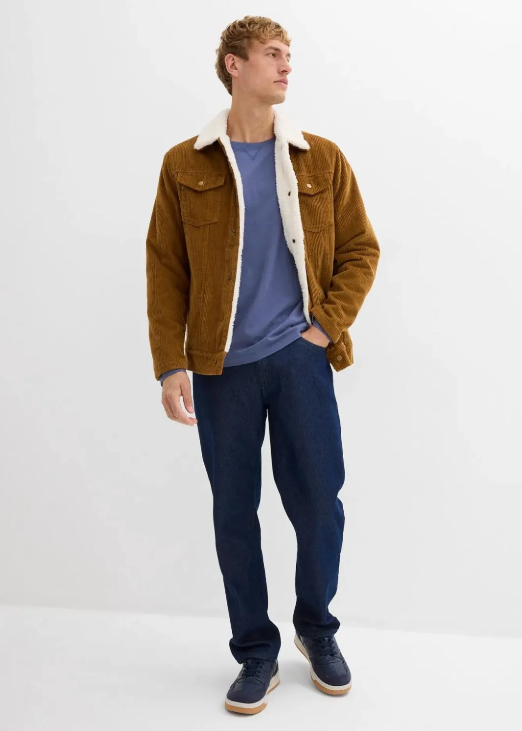 Discount Langarmshirt aus reiner Bio-Baumwolle (2er Pack) Herren Große Größen|Shirts & Polos