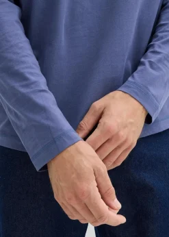 Discount Langarmshirt aus reiner Bio-Baumwolle (2er Pack) Herren Große Größen|Shirts & Polos