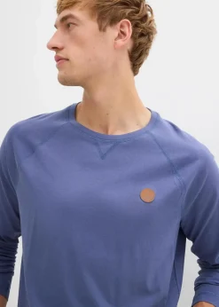 Discount Langarmshirt aus reiner Bio-Baumwolle (2er Pack) Herren Große Größen|Shirts & Polos
