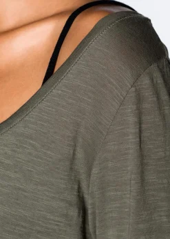 Clearance Langarmshirt aus reiner Baumwolle Damen Shirts & Tops